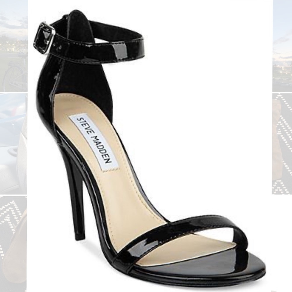 Steve Madden Black Patent Heels